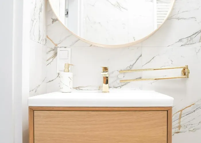 アパート Hanza Tower Szczecin, Floor 21, - River View シュチェチン